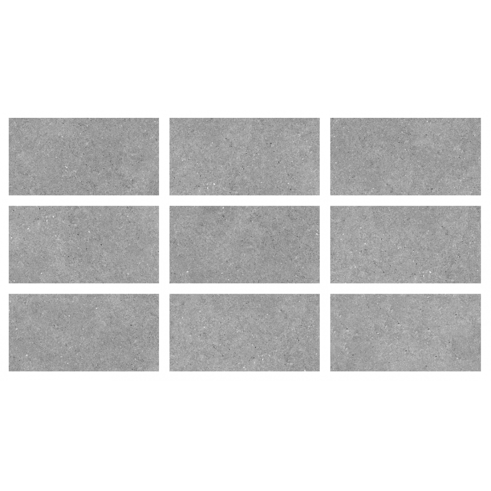 33x66cm Natural Seri Pool Garden Cement Gri Porselen Karo