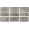 33x66cm Natural Seri Antique Grey Mix 9 face Porselen Karo