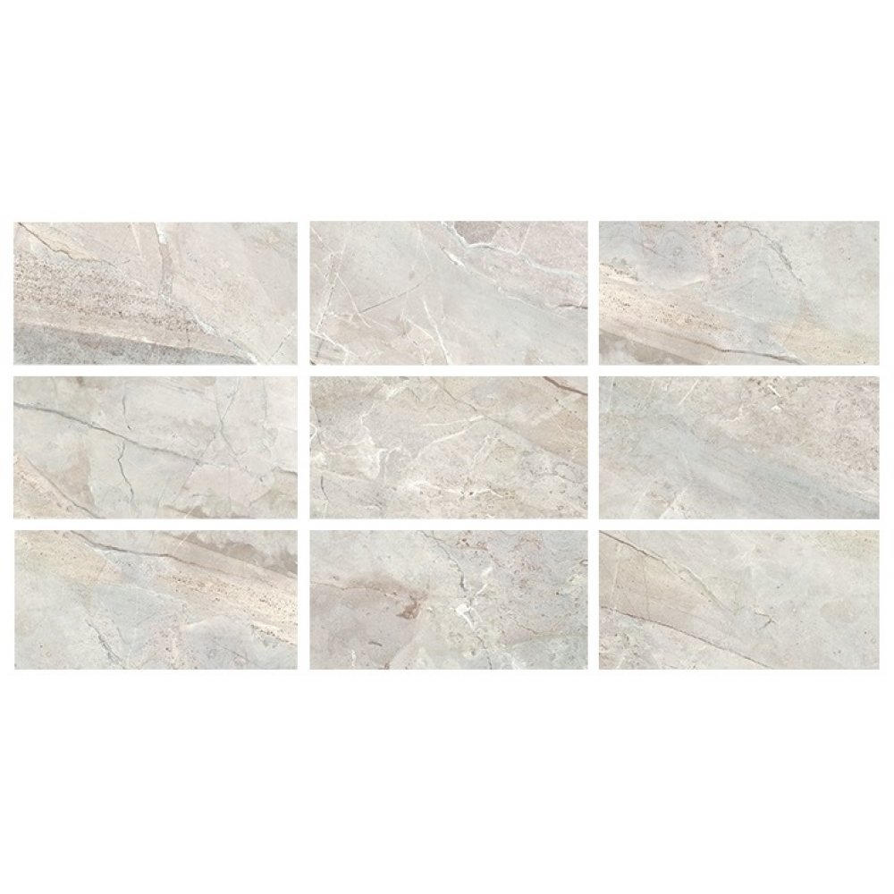 33x66cm Natural Seri Antique Beige Mix 9 face Porselen Karo