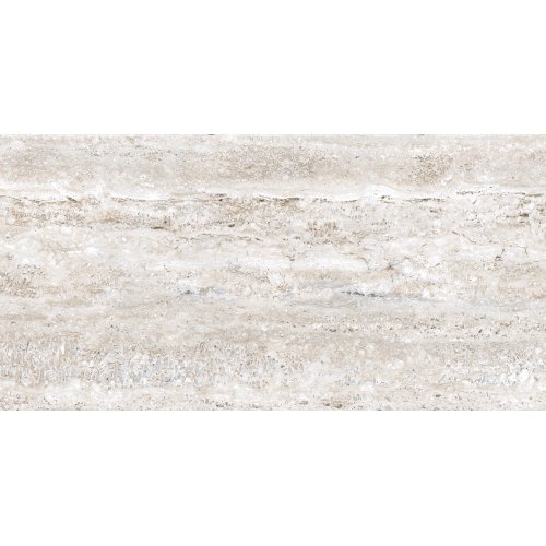 33x66cm Natural Seri Silver Traverten Mix 9 face Porselen Karo