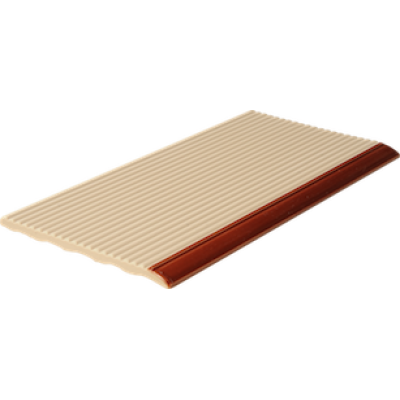 Havuz Kaymaz Çizgili Merdiven Kahverengi 12x25cm