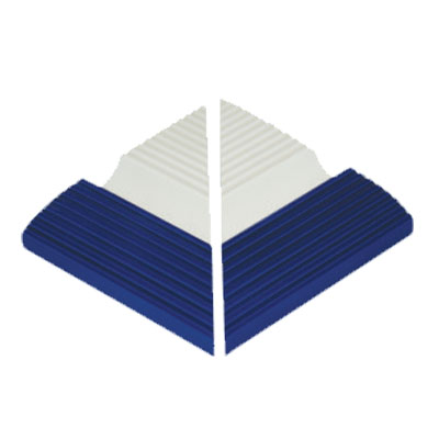 Havuz Tutamak Çizgili 12x12cm Kobalt Dış Köşe